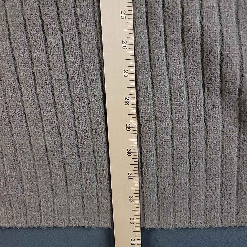 Abercrombie‎ & Fitch Womens Ribbed Knit Turtleneck Sweater Pullover Taupe Sz SP - Picture 6 of 9